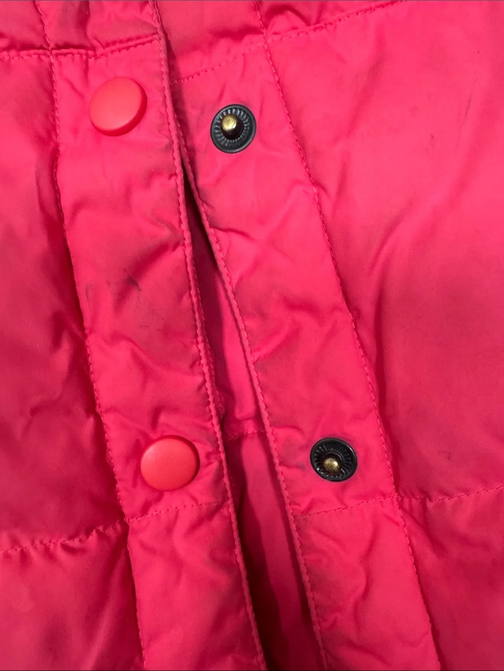 Lands' End Women's Hot Pink Puffer Vest